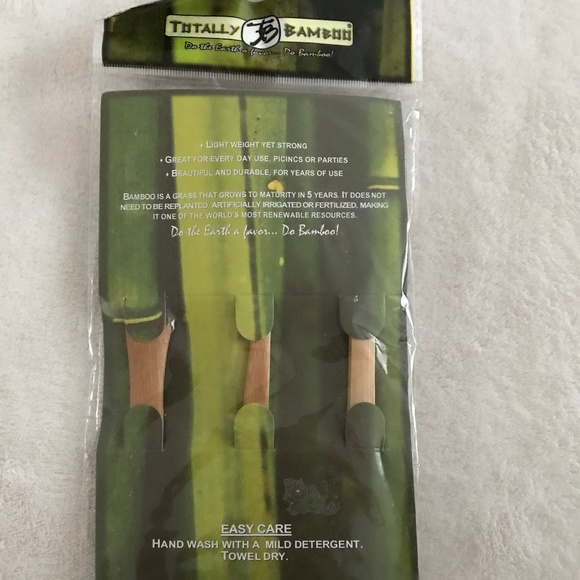 Bamboo Flatware Set - Picture 2 of 2